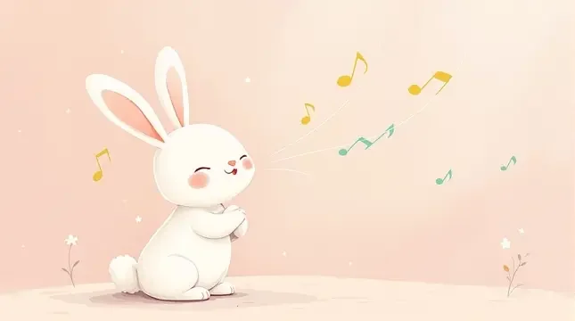 会唱歌的小兔子 儿童影像 会唱歌的小兔子 封面